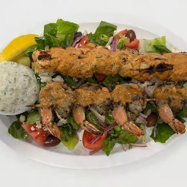 Chicken & Shrimp Salad.