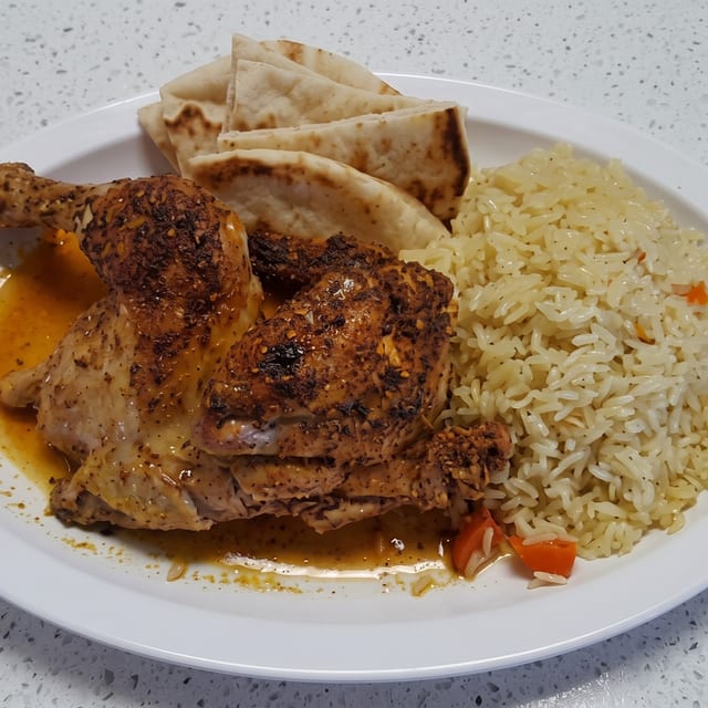 1/2 Lemon Chicken Plate.