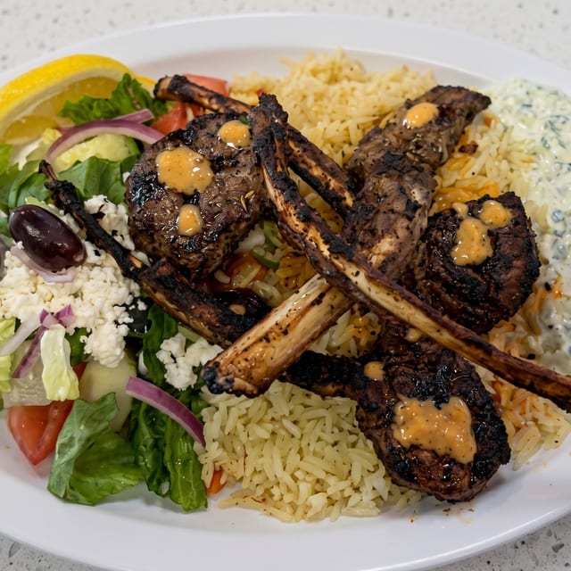Rack of Lamb Plate.