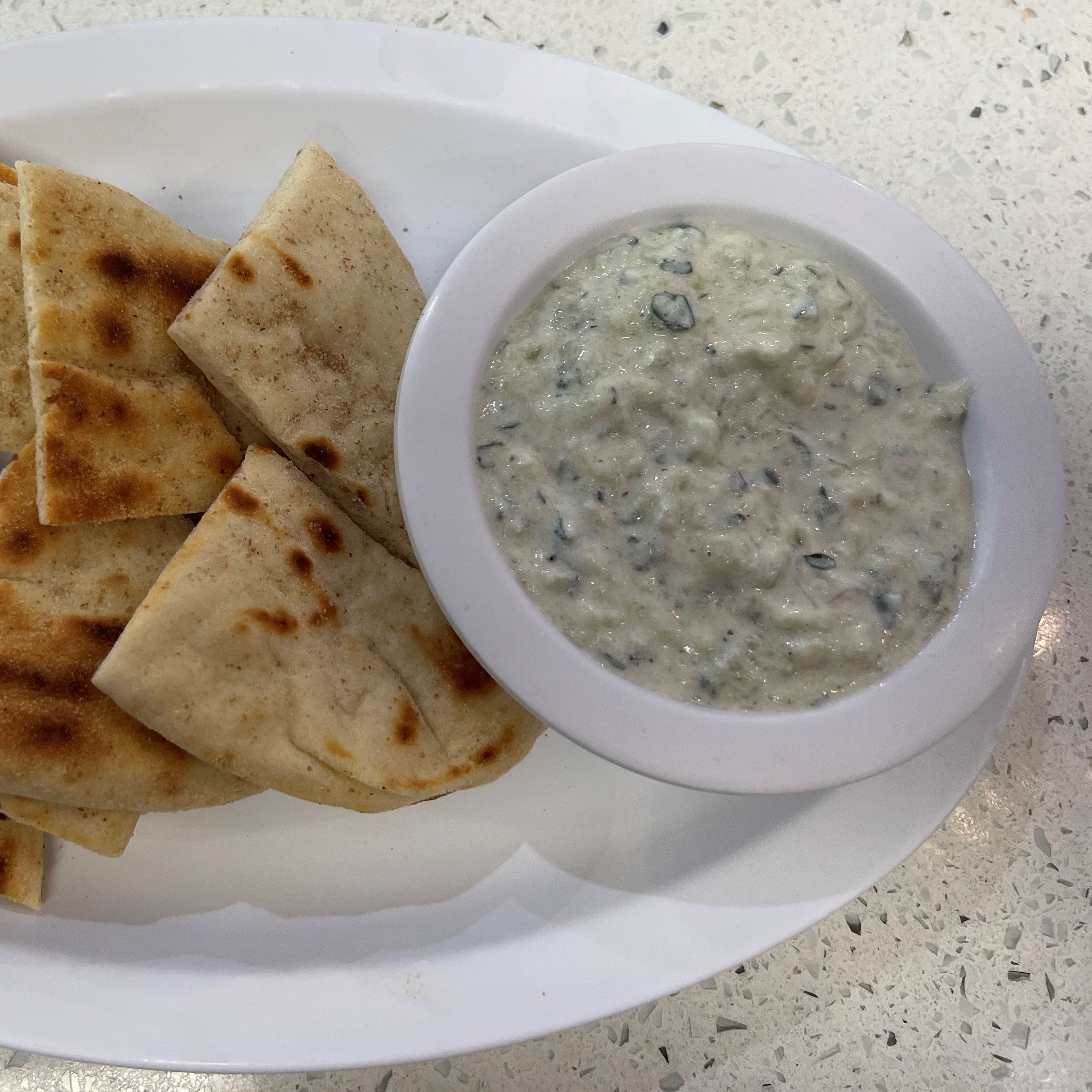 Tzatziki Sauce & Pita.