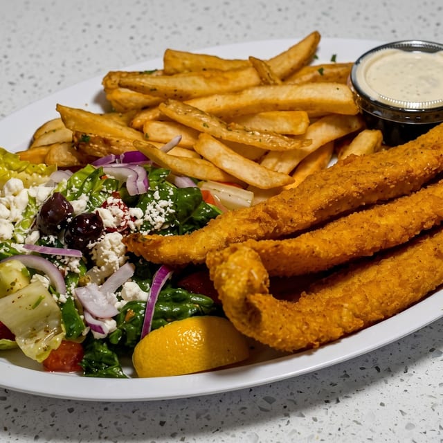 Fish & Chips Plate.