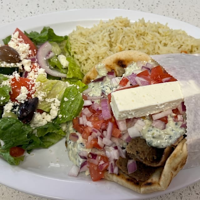 Super Gyros Plate.