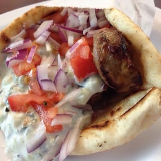 Steak Souvlaki Sandwich